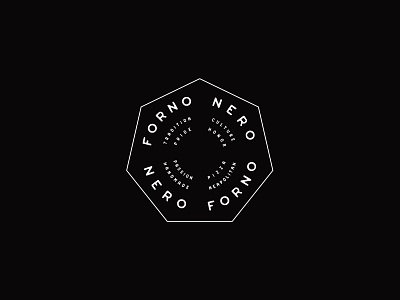 Forno Nero art branding dallas design food icon interiordesign logo pizza restaurant texture