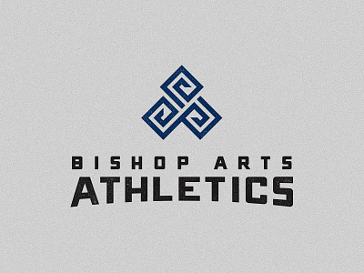 Bishop Arts Athletics art branding crossfit dallas design gym icon illustration logo texture triple spiral triskele