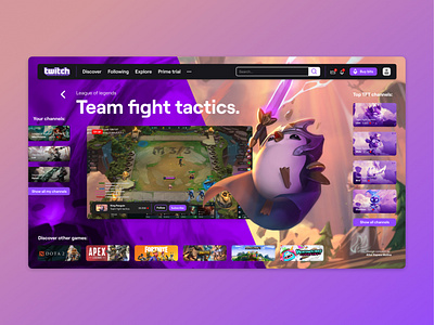 Twitch UI Concept