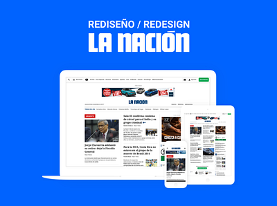 Rediseño La Nación 2017 design interaction ui ux web