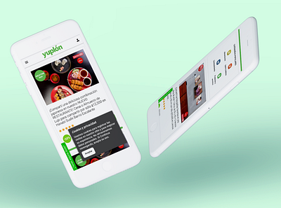 Yuplón Website Mobile app clean ui design discounts ecommerce interaction interface mobile ui ux web