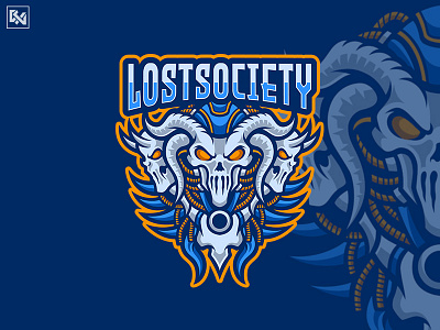 Lost Society Gaming design esport game gamer gaming illustration logo logodesign mascot