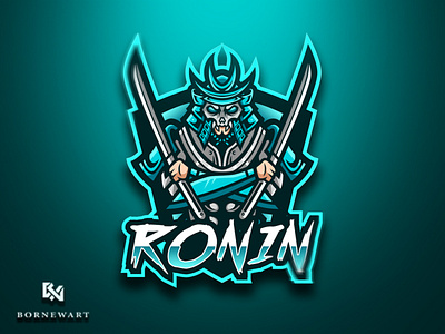 RONIN ESPORT / MASCOT LOGO artist brand character drawing esport game gamer illustration mascot vector