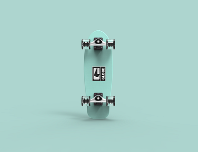 Globe cruiser render 3d design 3d modeling blender cad design keyshot product design render skateboard solidworks