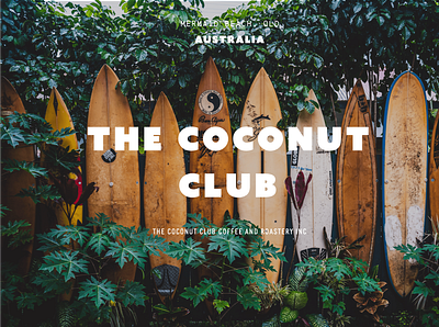The Coconut Club branding 3d design brand branding design graphic design illustration illustrator logo photoshop ui