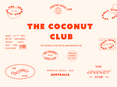 The Coconut Club branding