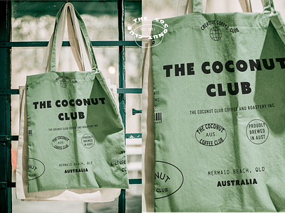 The Coconut Club branding