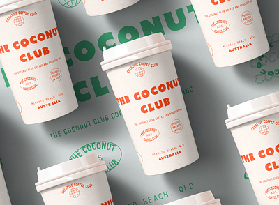 The Coconut Club branding 3d design 3d modeling brand branding design graphic design illustration illustrator logo photoshop product design ui