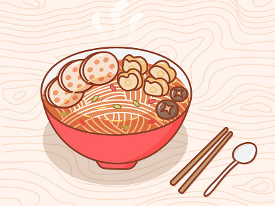 Noodles chinese chopsticks cooking delicious foodie illustration noodles ramen