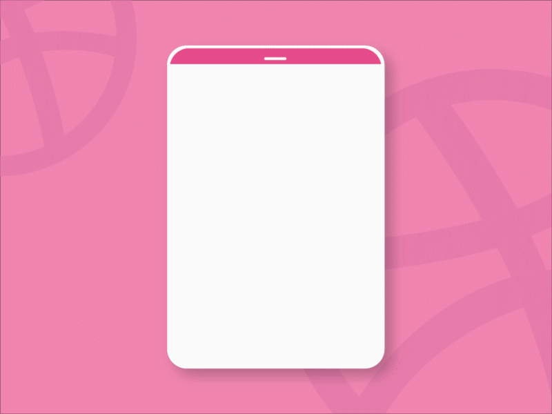 Hello Dribbble! graphicdesign ui gif animated pink firstshot first shot hellodribbble hello dribbble