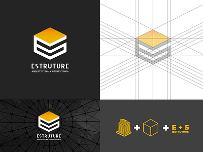 ESTRUTUE adobe illustrator branding design logo vector