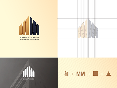 MAIDA E MARUM adobe illustrator branding design logo vector