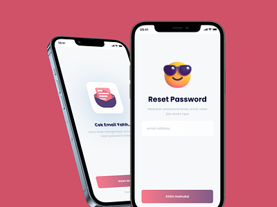 3D Mockup Reset Password