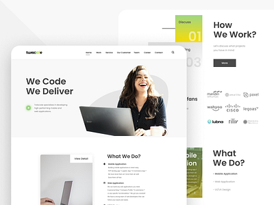 Redesign Landing Page Twiscode