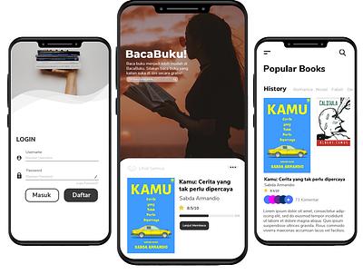 Baca Buku UI Apss illustration ui ui apps ux ux apps