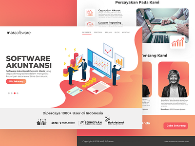 Remake Website Mas Software by Randi Apriansyah on Dribbble