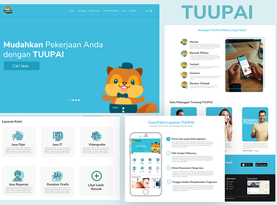 Remake UI Webiste TUUPAI design ui ui app ui app design ui apps uiux design ux ux app ux apps uxui