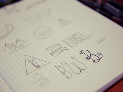 Bergwind Logo Sketches