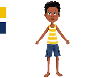 Tobias - Character Design charactedesign children design digital 2d digitalpaiting draw illustration model sheet