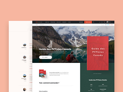 Canada Guide Book—Landing Page