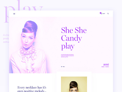 She She Lee — style exploration app clean ecommerce fashion flat light minimal typography ui web webshop website