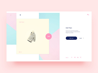 Comic Sans Challenge - product page / UI Challenge — Week 08 clean comic fashion flat item kids landing minimal product web webshop website