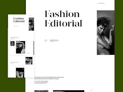 Shadow & Light—part 2 black elegant fashion layout minimal simple type typography ui web white