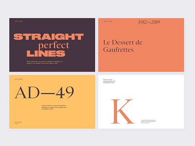 Type And Color Exploration clean flat layout minimal simple type typography web website