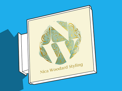 Nica Woodard Styling logo design