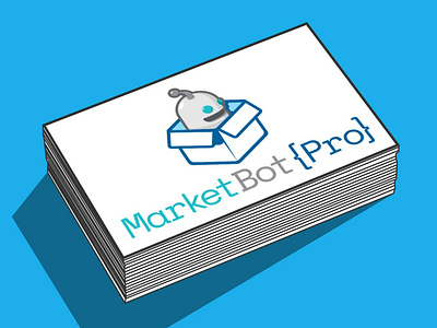 MarketBot Pro illustration logo design vector