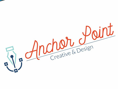 Anchor Point Creative logo design concept