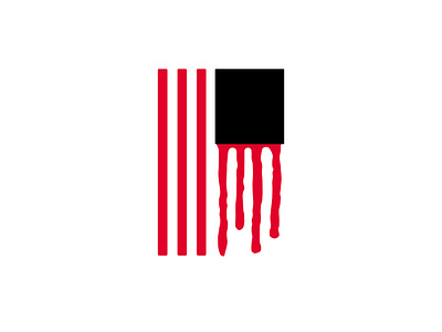 Land of the Free, Home of the Grave america blacklivesmatter flag illustration injustice usa vector