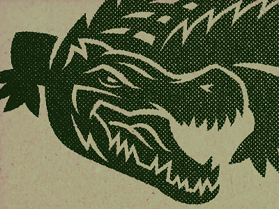 Fiyeaux on the Bayeaux gator logo louisiana wildlife