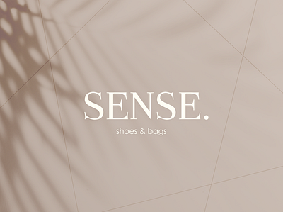 Sense. shoes & bags bags boutique brand branding design fashion graphic logotype shoes shopping