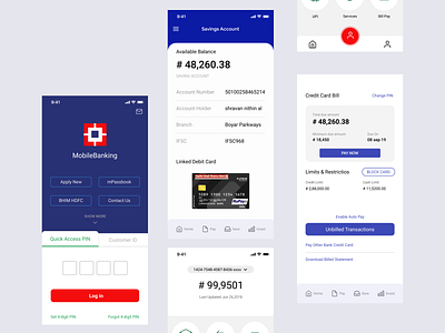 HDFC Bank App Redesign