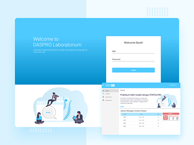 PORTALPRO - Basic Programming Practicum Learning Dashboard app design ui ux website