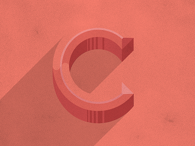 The Letter C adobe illustrator alphabet c flat letter c lettering type vector