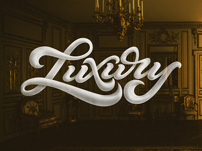 Luxury calligraphy handlettering lettering script typography