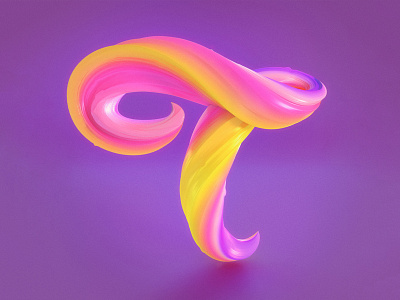 T is for Taffy 36daysoftype 3d advertising candy chewy cinema 4d editorial food food typography lettering taffy