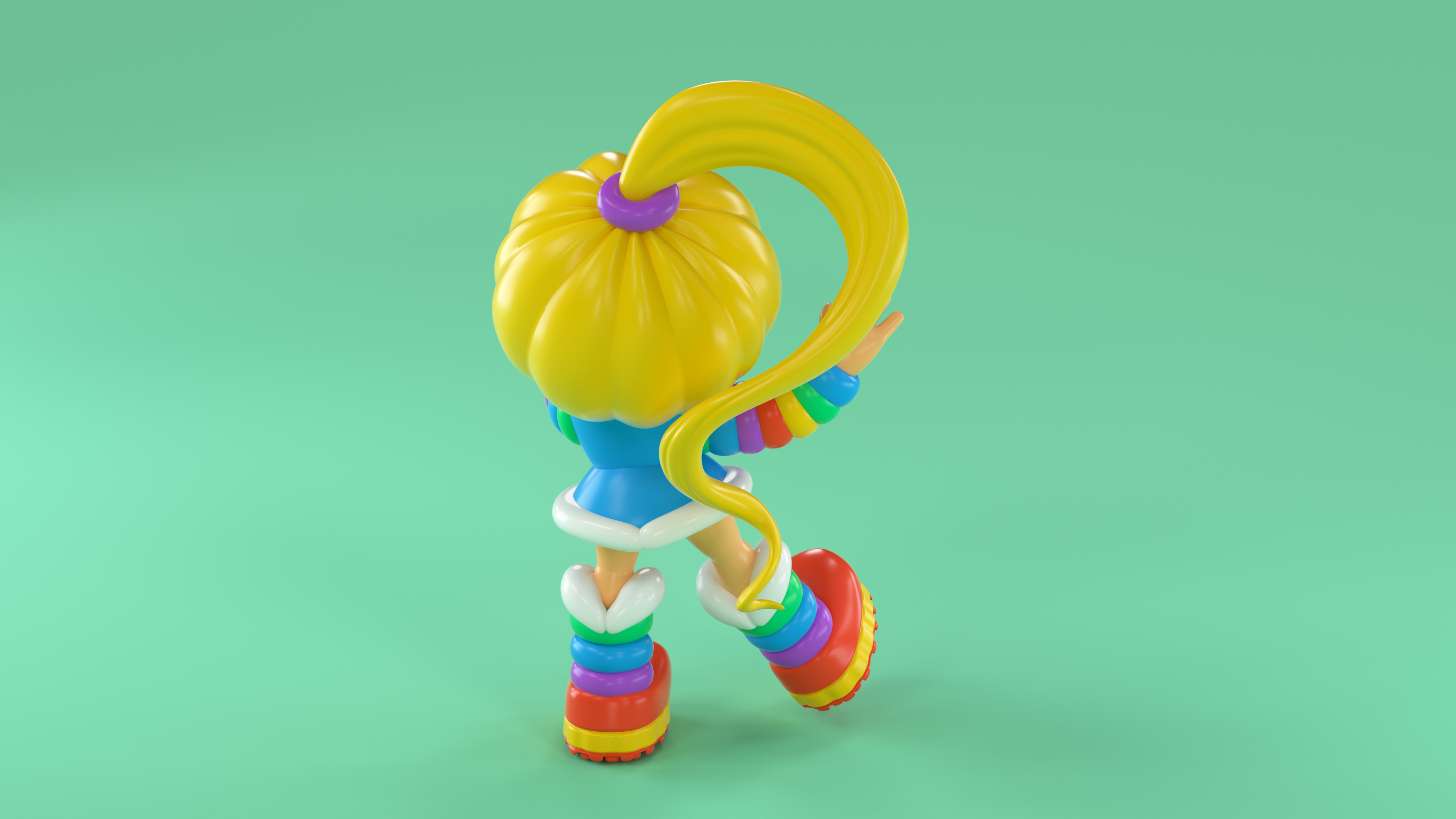 R is for Rainbow Brite by Noah Camp on Dribbble