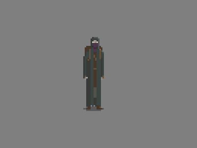 The Merchant animation gif pixel art resident evil the merchant video games