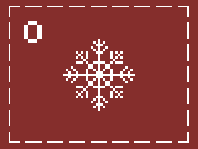 Pixel Advent Teaser advent calendar christmas festive holidays pixel art snowflake