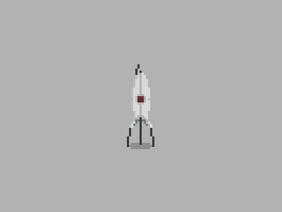 There You Are animation games gif pixel art pixels portal turret video