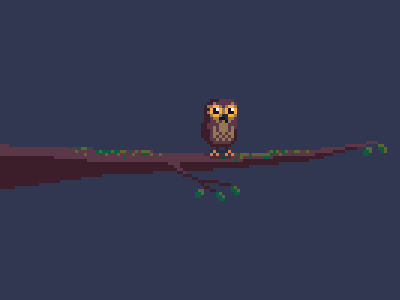 Pixowl gif owl pixels