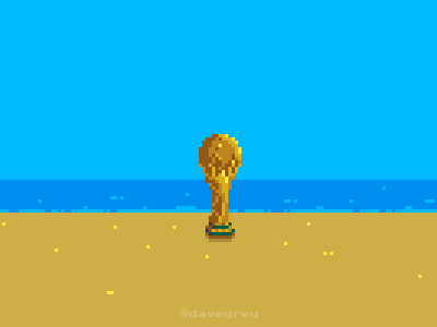 The World Cup beach football gif pixel art world cup