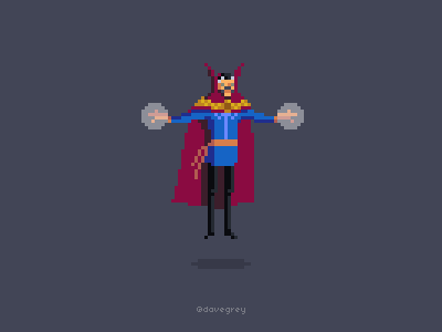 Doctor Strange doctor strange gif marvel pixel art