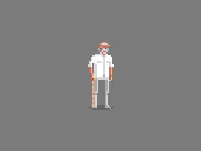 RIP Richard Attenborough jurassic park pixel art