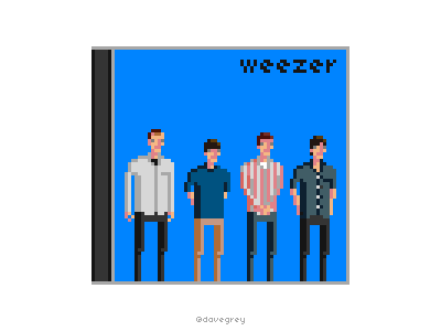 Weezer pixel art weezer