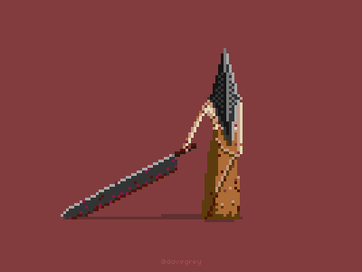 Pyramid Head pixel art pyramid head silent hill