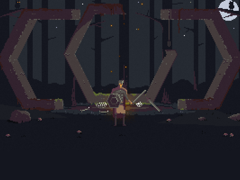 The Knight gif pixel art the crux